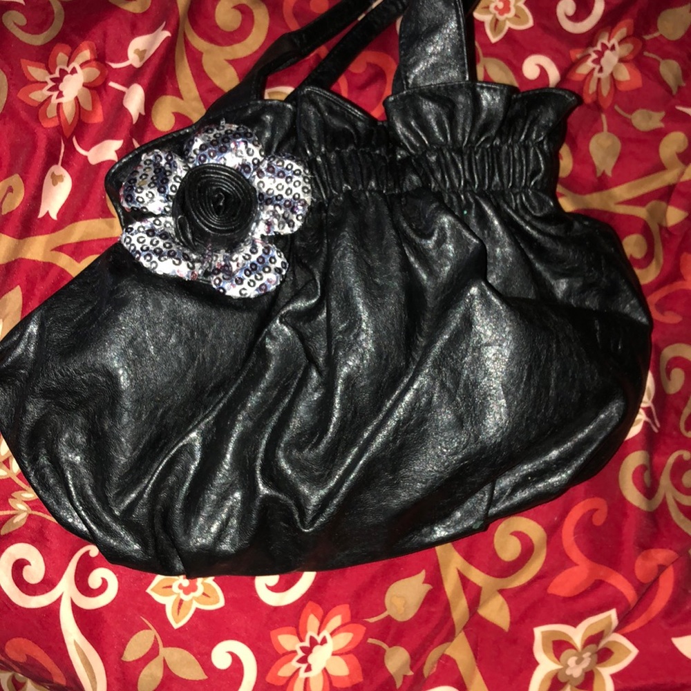 Black fancy purse